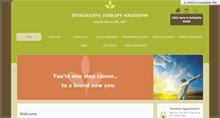 Desktop Screenshot of integrativetherapysolutions.com
